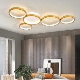 Plafonnier moderne en aluminium à encastrer