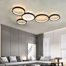 Plafonnier moderne en aluminium à encastrer