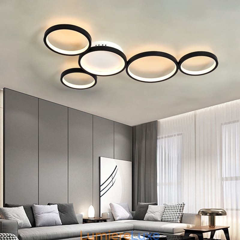 Plafonnier moderne en aluminium à encastrer