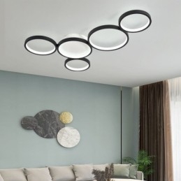 Plafonnier moderne en aluminium à encastrer