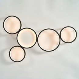 Plafonnier moderne en aluminium à encastrer