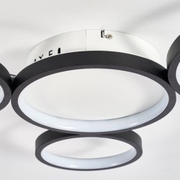 Plafonnier moderne en aluminium à encastrer