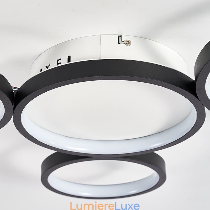 Plafonnier moderne en aluminium à encastrer