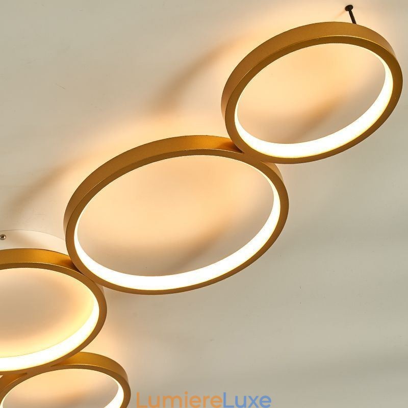 Plafonnier moderne en aluminium à encastrer