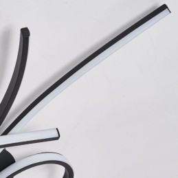 Plafonnier papillon minimaliste en aluminium à encastrer
