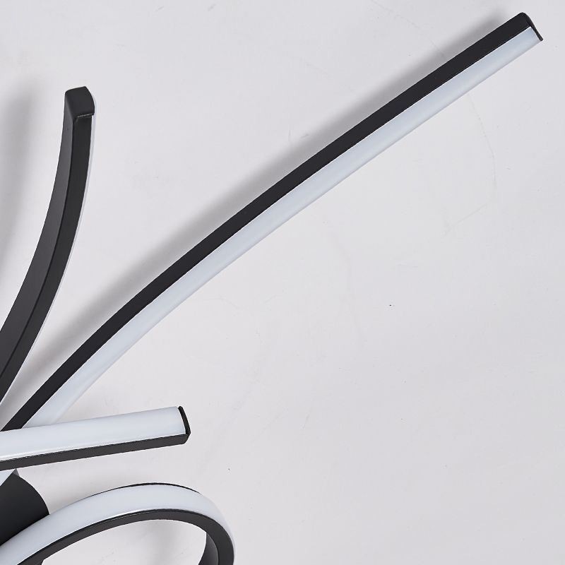 Plafonnier papillon minimaliste en aluminium à encastrer