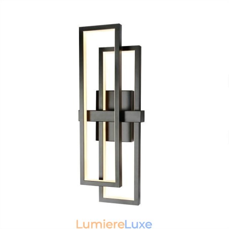 Plafonnier carré géométrique minimaliste en aluminium à encastrer Plafonnier carré géométrique minimaliste en aluminium à encastrer