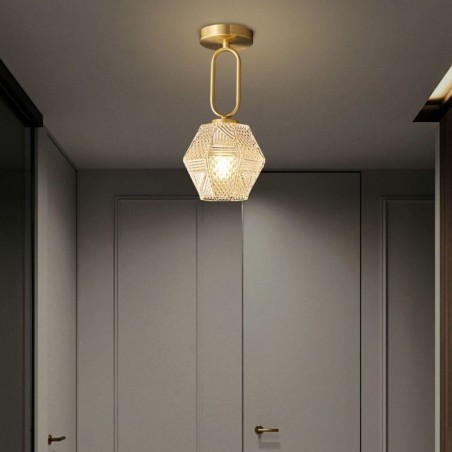 Plafonnier moderne et créatif en verre à encastrer Plafonnier moderne et créatif en verre à encastrer