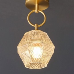 Plafonnier moderne et créatif en verre à encastrer