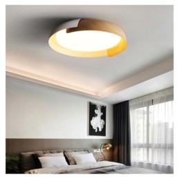 Plafonnier moderne rond en acrylique