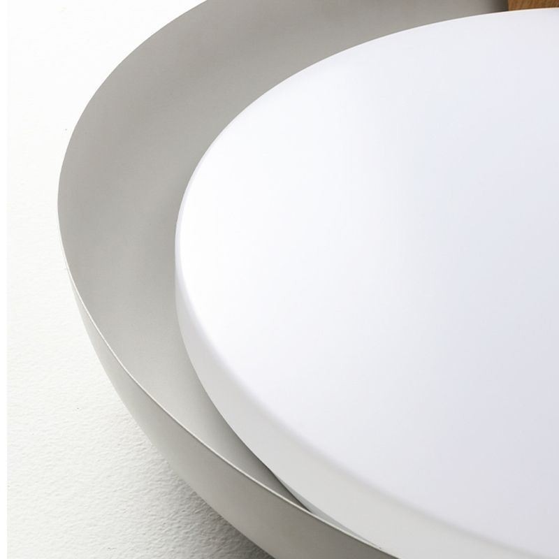 Plafonnier moderne rond en acrylique