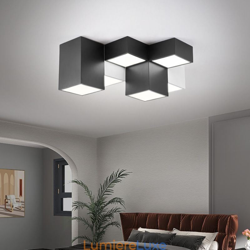 Plafonnier moderne Rubik's Cube Plafonnier