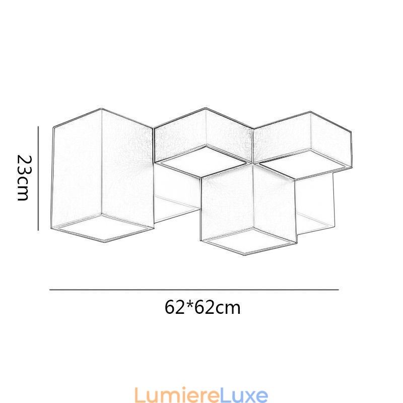 Plafonnier moderne Rubik's Cube Plafonnier