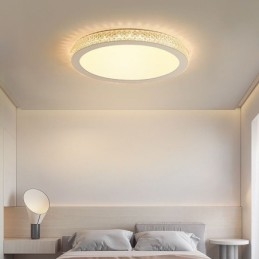 Plafonnier moderne à montage encastré avec diamant brillant