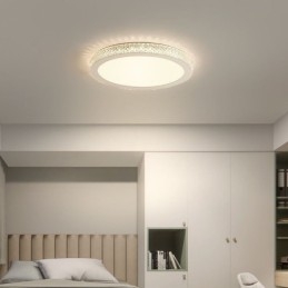 Plafonnier moderne à montage encastré avec diamant brillant