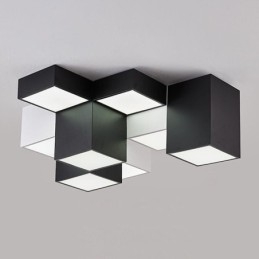 Plafonnier moderne en forme de cube