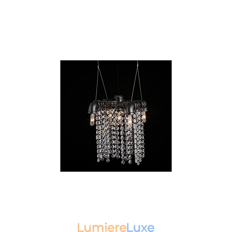 Lustre Mini Style Rustique Lodge Rétro Métal