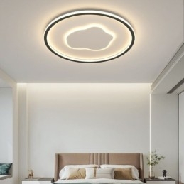 Plafonnier moderne rond en forme de nuage