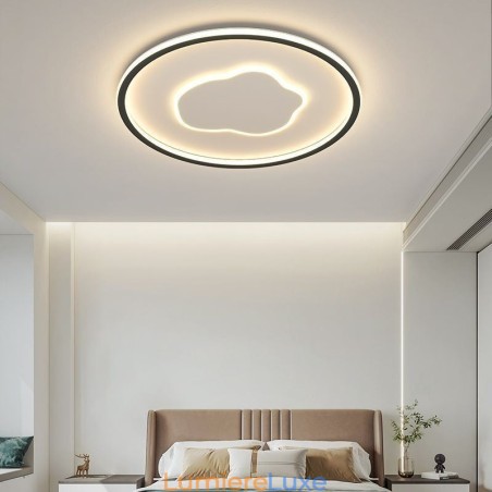 Plafonnier moderne rond en forme de nuage Plafonnier moderne rond en forme de nuage