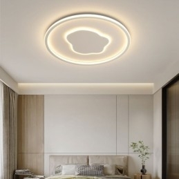 Plafonnier moderne rond en forme de nuage