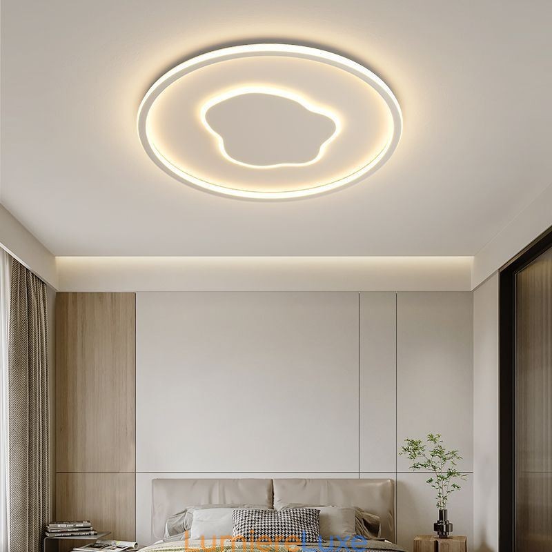 Plafonnier moderne rond en forme de nuage