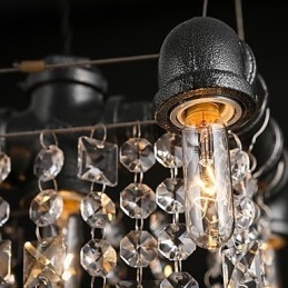 Lustre Mini Style Rustique Lodge Rétro Métal