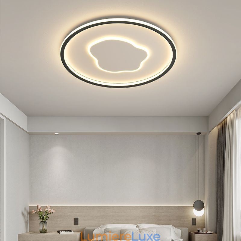 Plafonnier moderne rond en forme de nuage