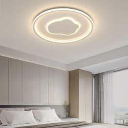 Plafonnier moderne rond en forme de nuage