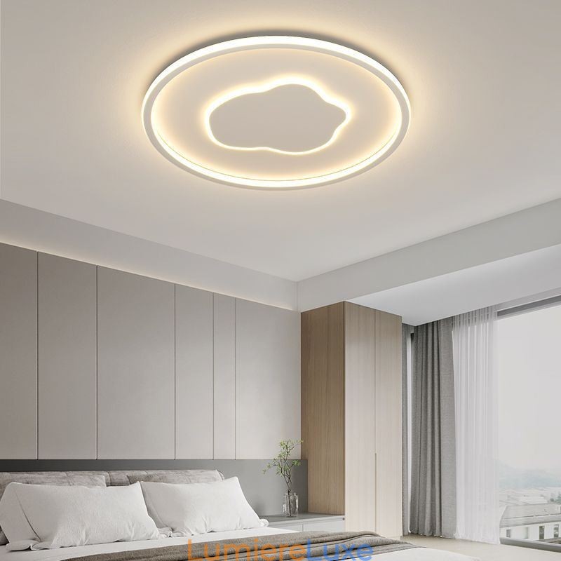 Plafonnier moderne rond en forme de nuage