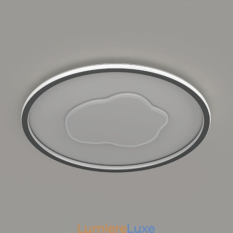 Plafonnier moderne rond en forme de nuage