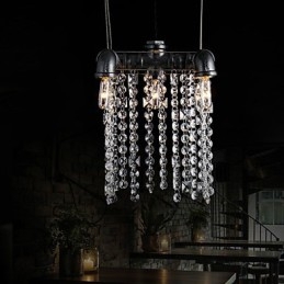 Lustre Mini Style Rustique Lodge Rétro Métal