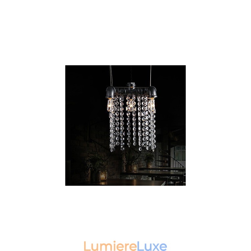 Lustre Mini Style Rustique Lodge Rétro Métal