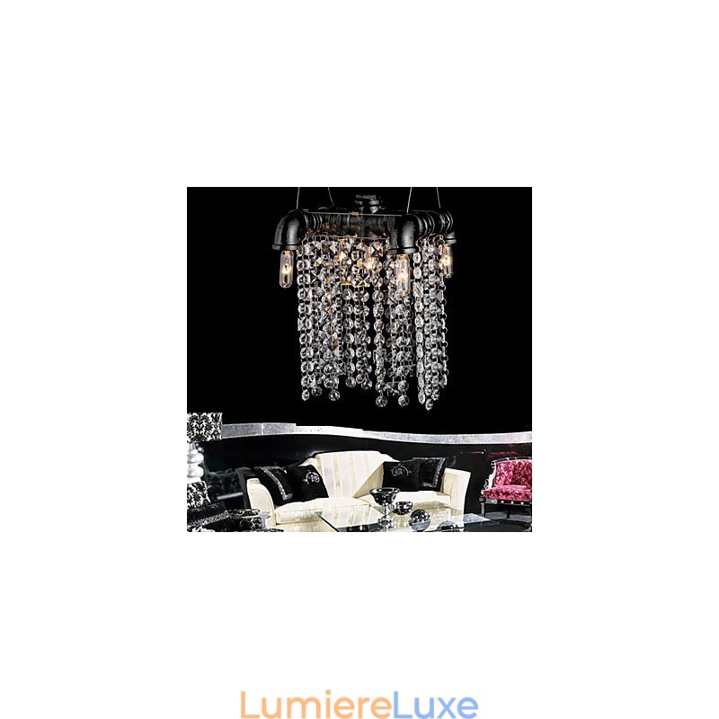 Lustre Mini Style Rustique Lodge Rétro Métal