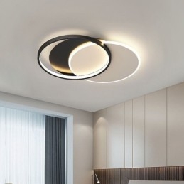 Plafonnier créatif rond et circulaire