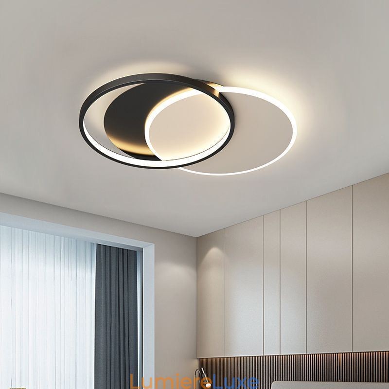 Plafonnier créatif rond et circulaire