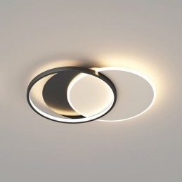 Plafonnier créatif rond et circulaire