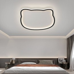 Plafonniers modernes Lampe de plafond à tête de chat