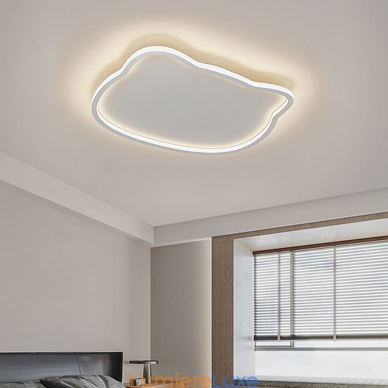 Plafonniers modernes Lampe de plafond à tête de chat