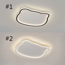 Plafonniers modernes Lampe de plafond à tête de chat