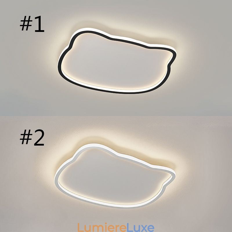 Plafonniers modernes Lampe de plafond à tête de chat