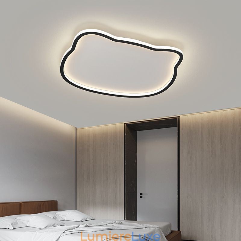Plafonniers modernes Lampe de plafond à tête de chat