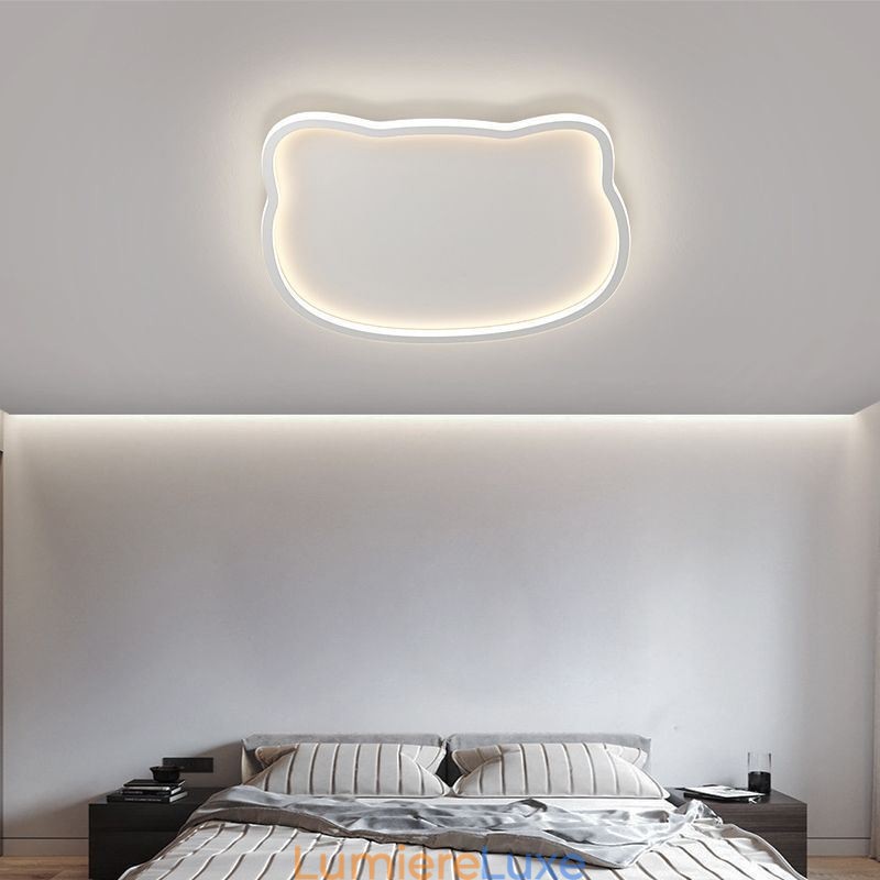 Plafonniers modernes Lampe de plafond à tête de chat