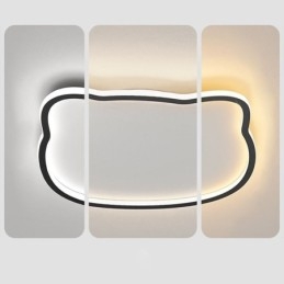 Plafonniers modernes Lampe de plafond à tête de chat