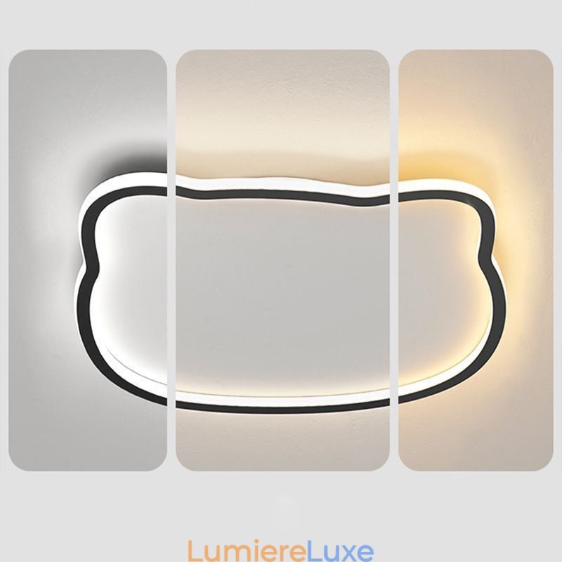 Plafonniers modernes Lampe de plafond à tête de chat