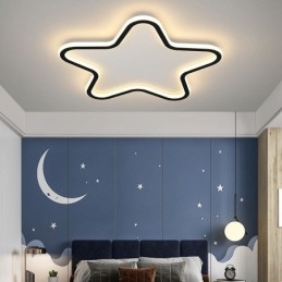 Plafonnier moderne en forme d'étoile