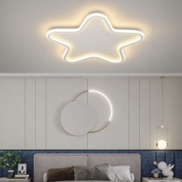 Plafonnier moderne en forme d'étoile