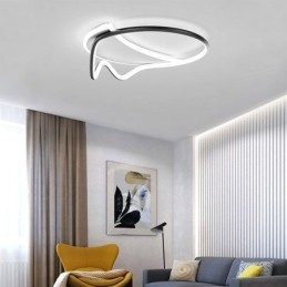 Plafonnier moderne à anneau décoratif pour la maison