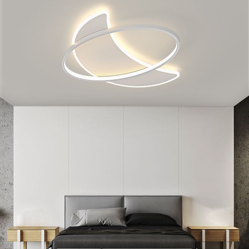 Plafonnier moderne décoratif en forme de lune