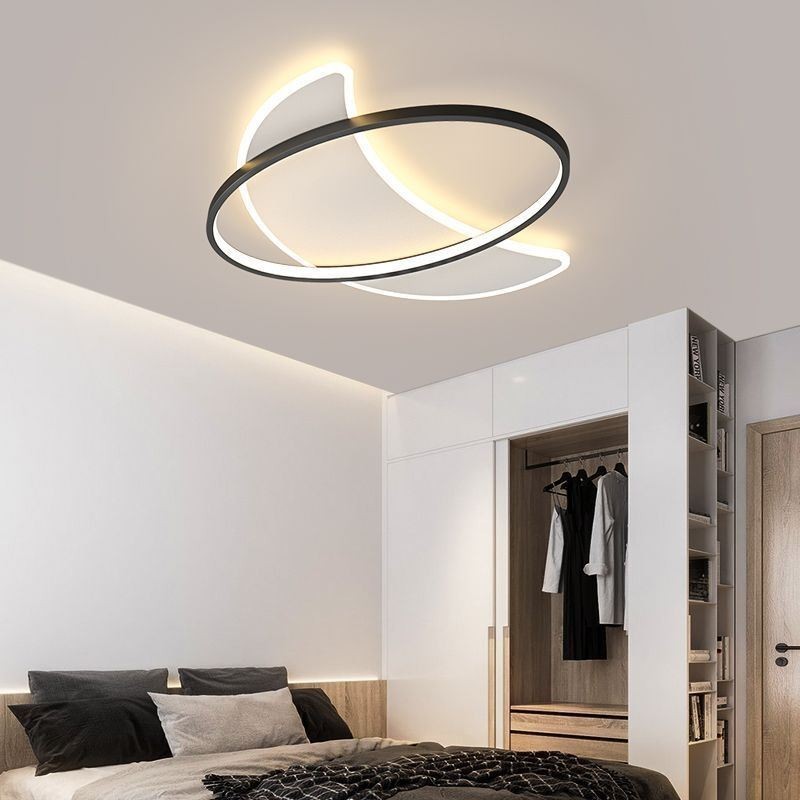 Plafonnier moderne décoratif en forme de lune