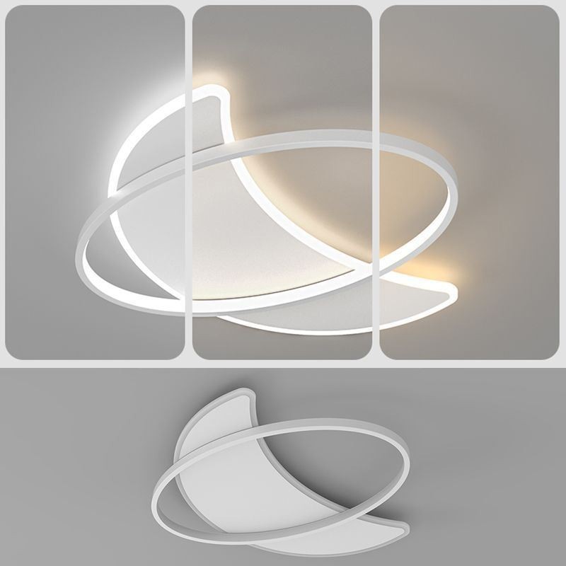 Plafonnier moderne décoratif en forme de lune